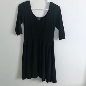 SPARKLE & FADE Black Skater Dress